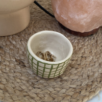 JUUN X GINGHAM | Trinketdish/Espresso mug