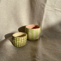 JUUN X GINGHAM | Trinketdish/Espresso mug